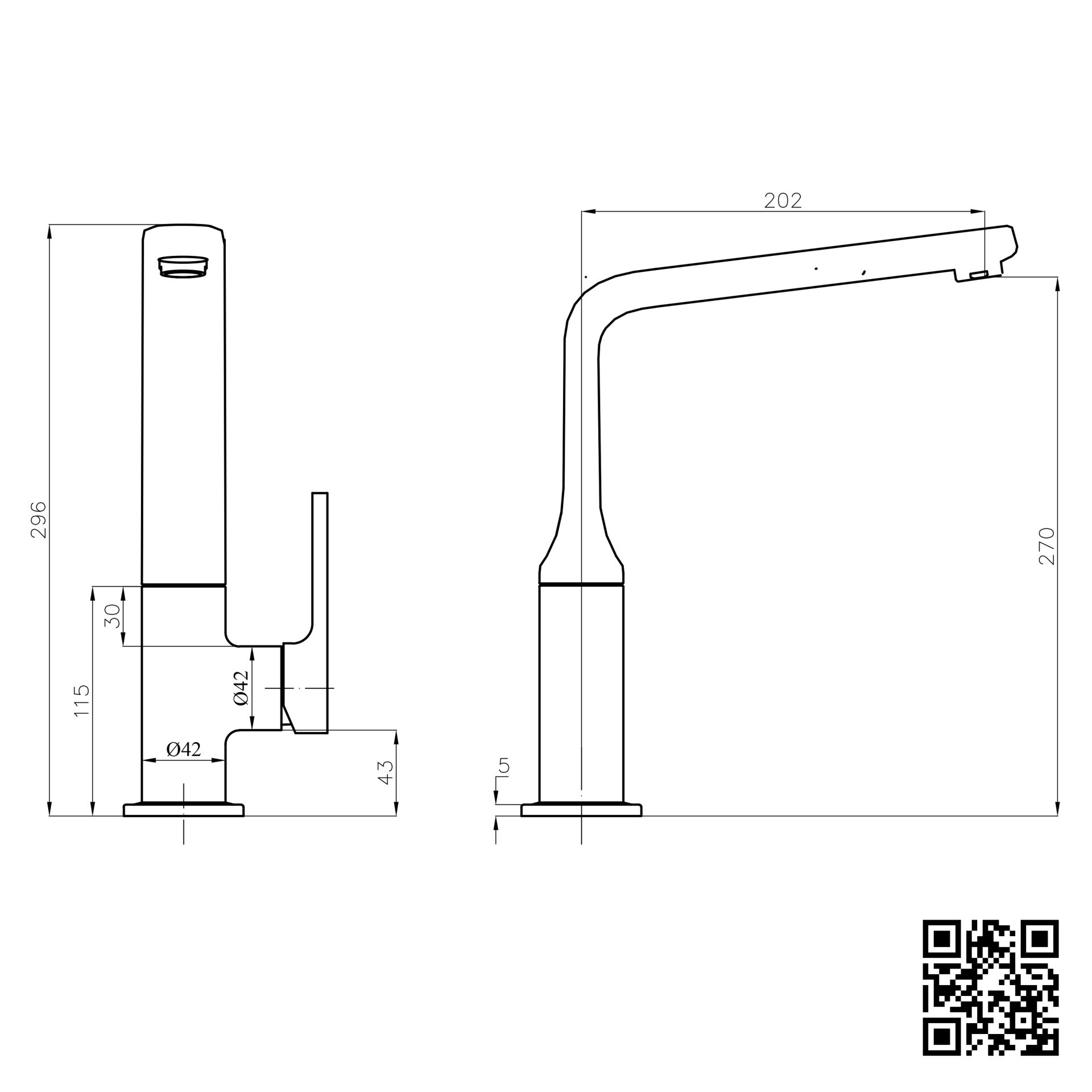 Vòi chén nóng lạnh Roshan Premium RVR07