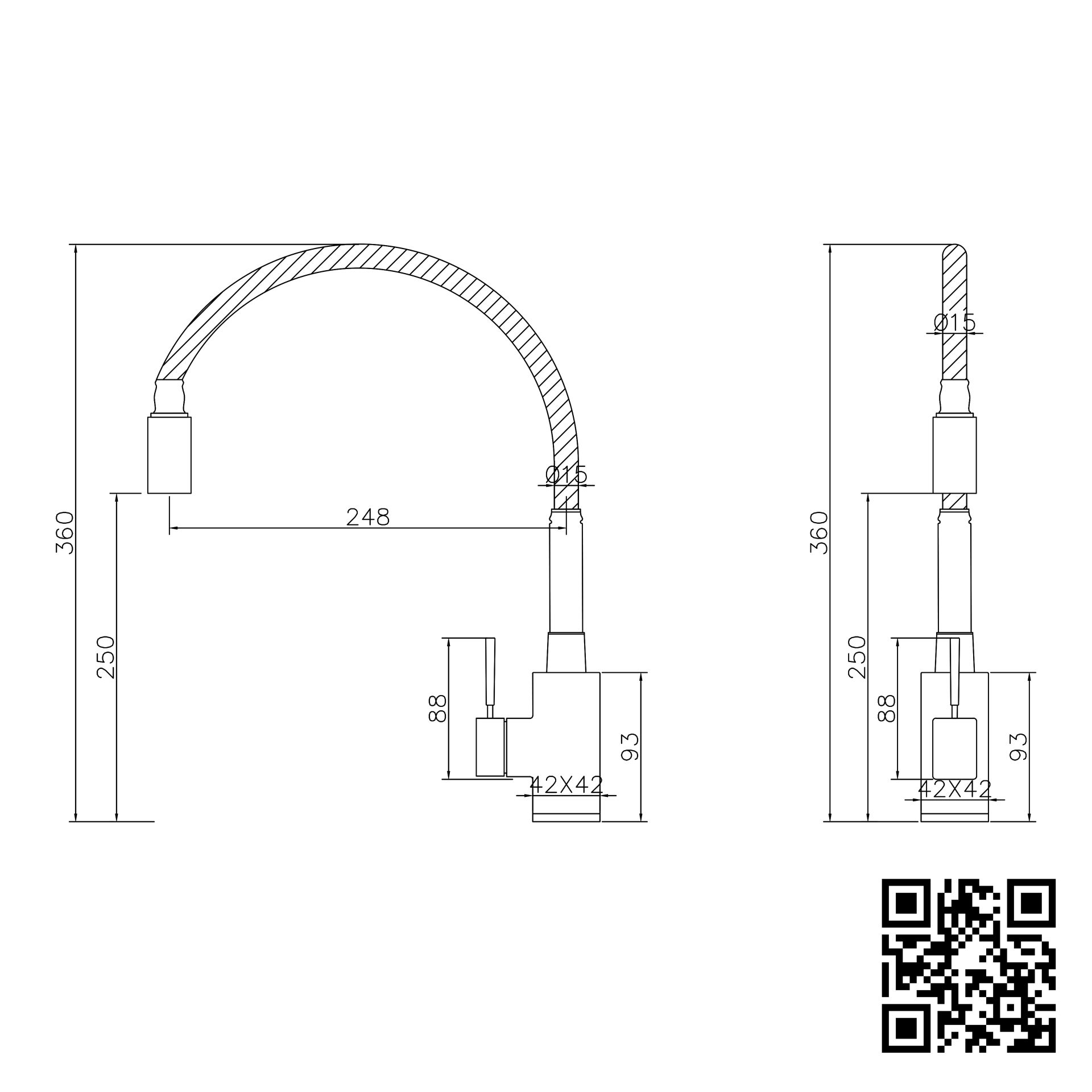 Sink faucet Roshan Basic R508