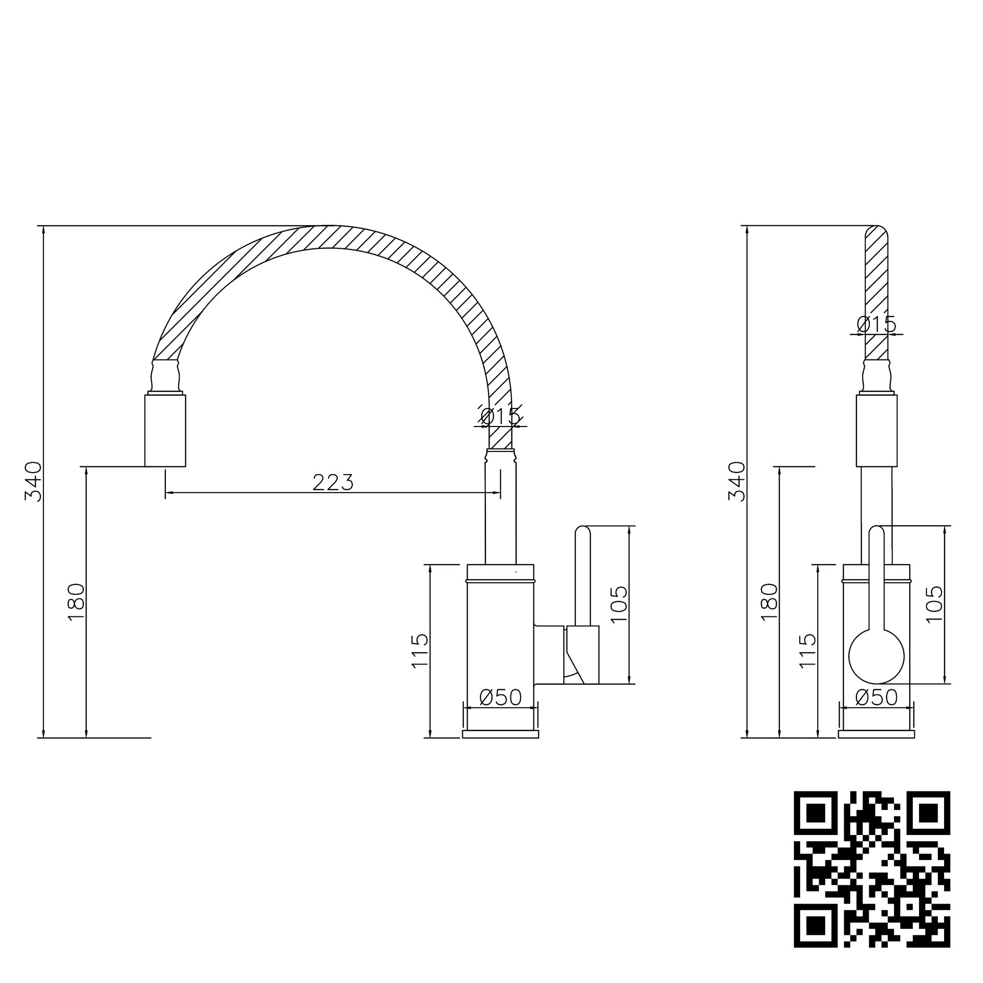 Sink faucet Roshan Premium BR503